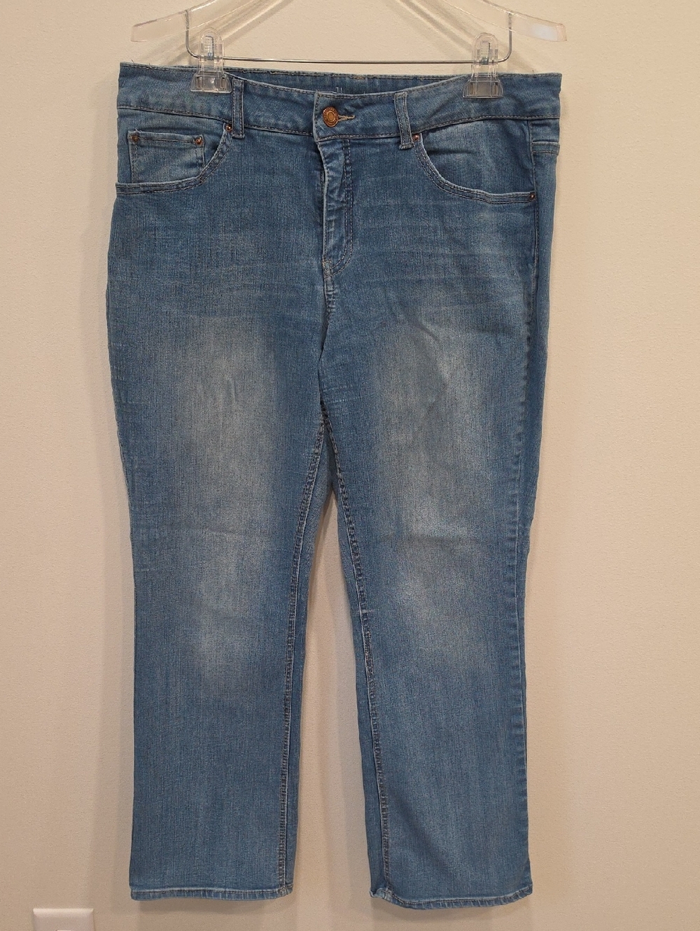 Time and Tru Women's Boot-Cut Jeans in Medium Blue Denim